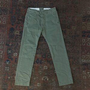 Ralph Lauren Double RL Olive Officer Chinos